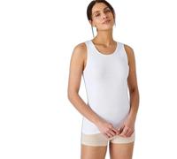 Damart - Débardeur Fine Côte Thermolactyl Femme Blanc Taille L