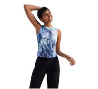 Débardeur femme Desigual Marie Antoinette - bleu - XL - T-SHIRT SLEEVELESS - 1% ELASTANE - 99% POLYESTER M