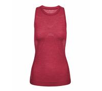 FALKE Wool-Tech Light W S/l SH Laine Fil Fonctionnel séchage Rapide 1 pièce, Couche de Base supérieure Femme, Rouge Ruby 8830, L