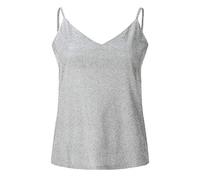 Débardeur Femme Grande Taille, Tunique Femme À Paillettes,Haut Femme Chic Et Elegant Fine Bretelle Sexy Col V Camisole Brillant Carnaval De Fête Clubwear Vintage Tops Été Casual Sequins Debardeur
