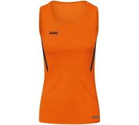 JAKO - Défi du Débardeur, Femme, Orange Fluo/Noir, 42