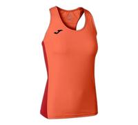 Joma Débardeur R-Winner T-Shirt, Orange Fluo-Noir, XL Femme
