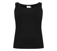 Kaffe Curve Plus-Size Women's Tank Top Sleeveless Jersey Top Boat Neck Slim Fit