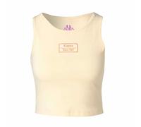 Kappa Authentic Stew Organic T-Shirt Femme, Blanc/Rose, M