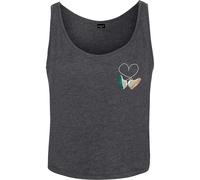Débardeur femme Mister Tee Kicks Love EMB Marron L