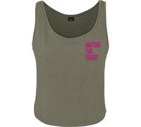 Débardeur femme Mister Tee Waiting For Friday Box Vert XS