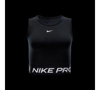 Nike Haut de sport Pro 365 Dri-FIT – Débardeur court – Noir/Blanc – Taille S