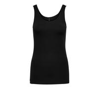 Only Débardeur Ivy col rond sans manches en coton noir XS