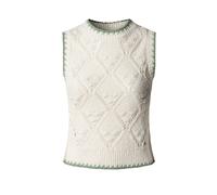 Pepe Jeans Tops en tricot 'Kaira' vert / blanc, Taille M