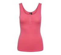 Débardeur femme - Pieces - Kitte Tank - Rose - Boutons détaillés - Confortable S