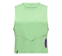 Salewa Pedroc Dry Light Sleeveless T-shirt Vert S Femme