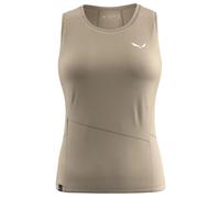 Salewa Puez Sporty Dry Sleeveless T-shirt Beige L Femme