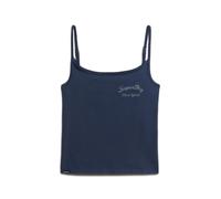 Superdry Athletic Essential Graphic Cami Sleeveless T-shirt Bleu L Femme