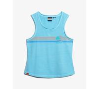 Superdry Outdoor Stripe Scoop Sleeveless T-shirt Bleu 2XS Femme