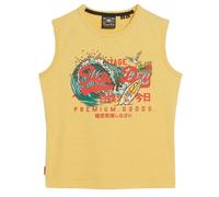 Superdry La Graphic Sleeveless T-shirt Jaune XS Femme