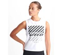 DÃ©bardeur femme Superdry Training Core Sport Blanc 34