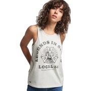 Superdry Vintage Merch Store Sleeveless T-shirt Blanc S Femme