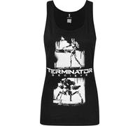 Débardeur femme Terminator avec graffiti Genisys NS4215 (XL) (Noir)