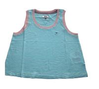 Débardeur Femme - TOMMY JEANS - Tjw Summer Tank - Vert - 100% Coton - Coupe Echancrée XS