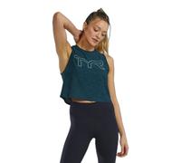Tyr Airtec Crop Sleeveless T-shirt Bleu XS Femme