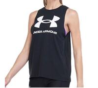 Débardeur femme Under Armour Sportstyle Graphic - noir/blanc - S XS