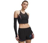Under Armour Maillot de course Velociti Elite Crop Femme - Noir/Rose - Taille S