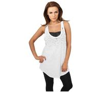 Débardeur femme - Urban Classic - long - motif léopard - 100% coton - coupe loose XS