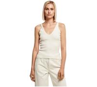 Débardeur femme - Urban Classics Rib - Blanc cassé - 4XL - Col V ajusté XXXXL