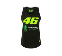 Débardeur Femme - VR46 - Dual Monster Energy - Valentino Rossi - Noir - Regular - Adulte S