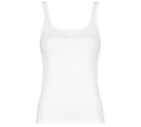 Debardeur femmes Calvin Klein Jeans MONOLOGO SCOOP NK RIB TANKTOP Blanc EU L