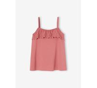 VERTBAUDET Débardeur Fille avec Volants en Broderie Anglaise Vieux Rose 8A