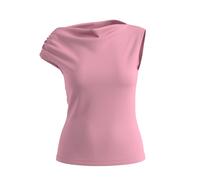 Débardeur fluide avec drapé asymétrique à l'encolure femme COMMA Rose 46