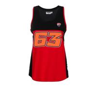 Débardeur Gofree Pecco Bagnaia Dual Ducati Corse Moto GP Femme Rouge XS