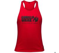 Débardeur - Gorilla Wear - Tabarrage - 100% Coton - Col Rond - Rouge Tango L