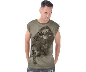 Débardeur Gothic de Alchemy England - Scream - Haut Homme - S à L - pour Homme - vert L