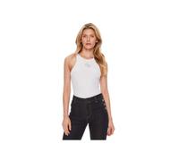 Guess Débardeur côtelé Logo 4G Strass Jeans - Femme