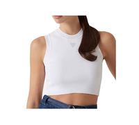 Guess Alexia Sleeveless T-shirt Blanc L Femme