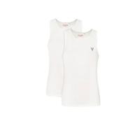 Débardeur Guess Homme Triangle G Blanc Coton XXL