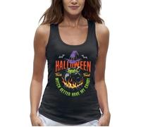 Débardeur HALLOWEEN - Chaudron magique et chapeau de sorcière - PIXEL EVOLUTION - Femme L