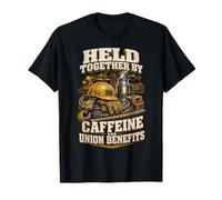 Débardeur Held Together by Caffeine and Union Benefits T-Shirt