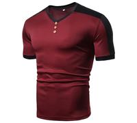 Debardeur Homme Amincissant Tee Shirt Homme Rock T Shirt Mode Homme T Shirt Compression Musculation Tee Shirt Basic Homme T Shirt pour Papa Tee Shirt Long Fit Homme Polo Col Zippé Tee Shirt Oversize