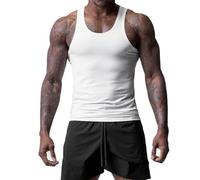 Debardeur Homme, Debardeur Homme Coton Debardeur Sport Homme Debardeur Homme Musculation Marcel Homme Coton Maillot De Foot Homme Débardeur Homme Coton Débardeur Gainant (A07,S)