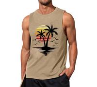 Debardeur Homme, Debardeur Homme Sport Tee Shirt Sport Homme Debardeur Homme Musculation Marcel Homme Coton Maillot De Foot Homme Débardeur Homme Coton Ventre Plat Homme (A22,L)