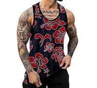 Debardeur Homme Fitness sans Manche Coton Maillot De Corps Amincissant Respirant Marcel Gilet Musculation Uni sous Vetement 3XL Undershirt Compression Noir Débardeurs