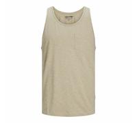 Jack & Jones Jortampa Slub Débardeur pour Homme Beige - Marque EAN : 5715507613442 - Taille L