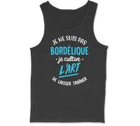 Débardeur homme je ne suis pas bordélique - Otshirt - Loose - Noir/Blanc M