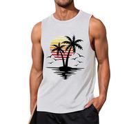 Debardeur Homme, Musculation Homme Tee Shirt Homme Sport Debardeur Homme Musculation Marcel Homme Coton Maillot De Foot Homme Débardeur Homme Coton Debardeur avec Soutien (A31,3XL)