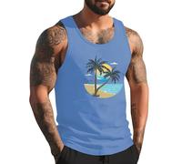 Débardeur Homme Oversize sans Manche DéContractéE Respirant Comfortable Marcel Maillot De Corps sous Vetement pour Un Usage Sportif Quotidien Hommes Été Débardeur Plage Haut