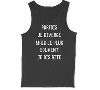 Débardeur homme parfois je div S