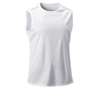 Débardeur Homme Plage - Tank Top Homme Noir T-shirt sans manches à séchage rapide et respirant pour homme vêtement de sport de fitness d'entraînement de plein air ample col rond pour course à pied été